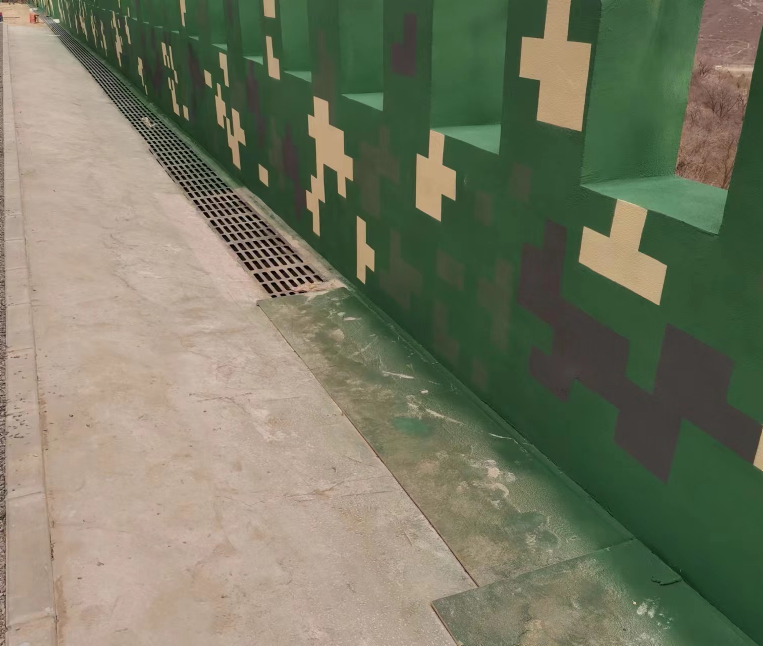 绍兴围墙迷彩喷涂,数迷彩漆